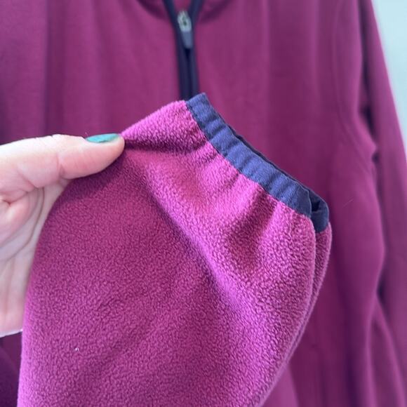 Lands End Women’s Fleece Half Zip Jacket | Size 1X - Picture 5 of 9